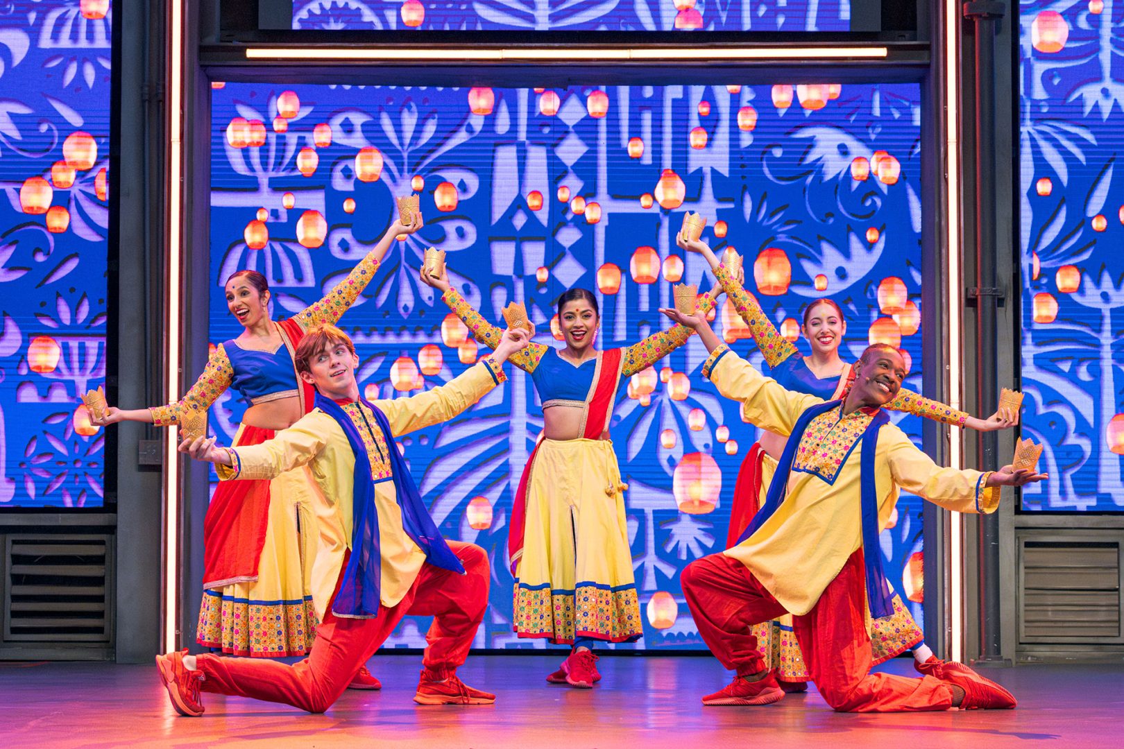 Live holiday musical act at Disney California Adventure Park