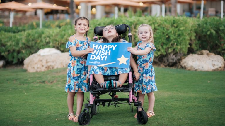 Make-A-Wish kids and family at Aulani Wish Week 2024