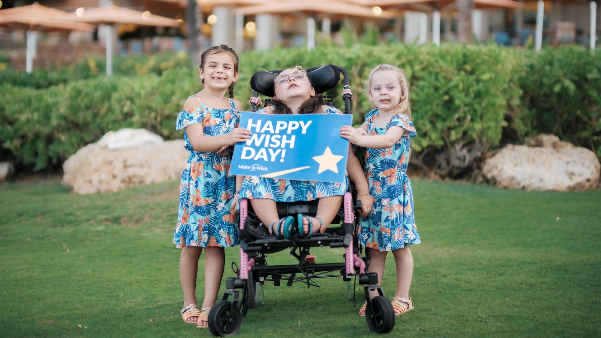 Make-A-Wish kids and family at Aulani Wish Week 2024