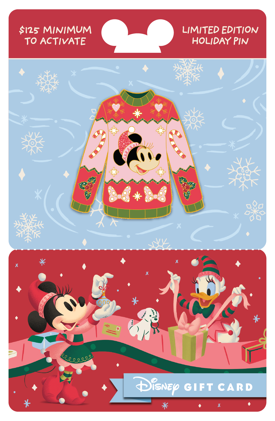 New Disney Holiday Pin Gift Cards Spark the Joy of Giving