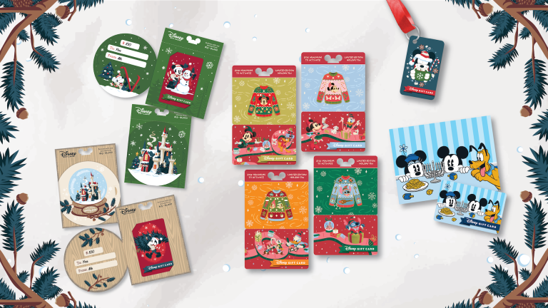 Give the Gift of Magic with New Holiday Limited-Edition Pins and Disney Gift Card Designs