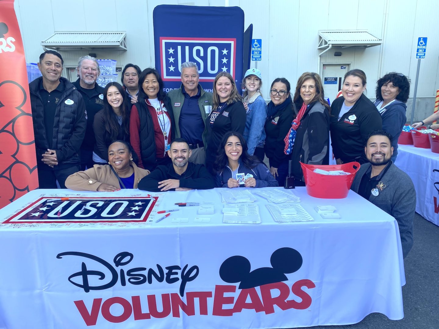 USO Care Kit Assembly at Disneyland Resort