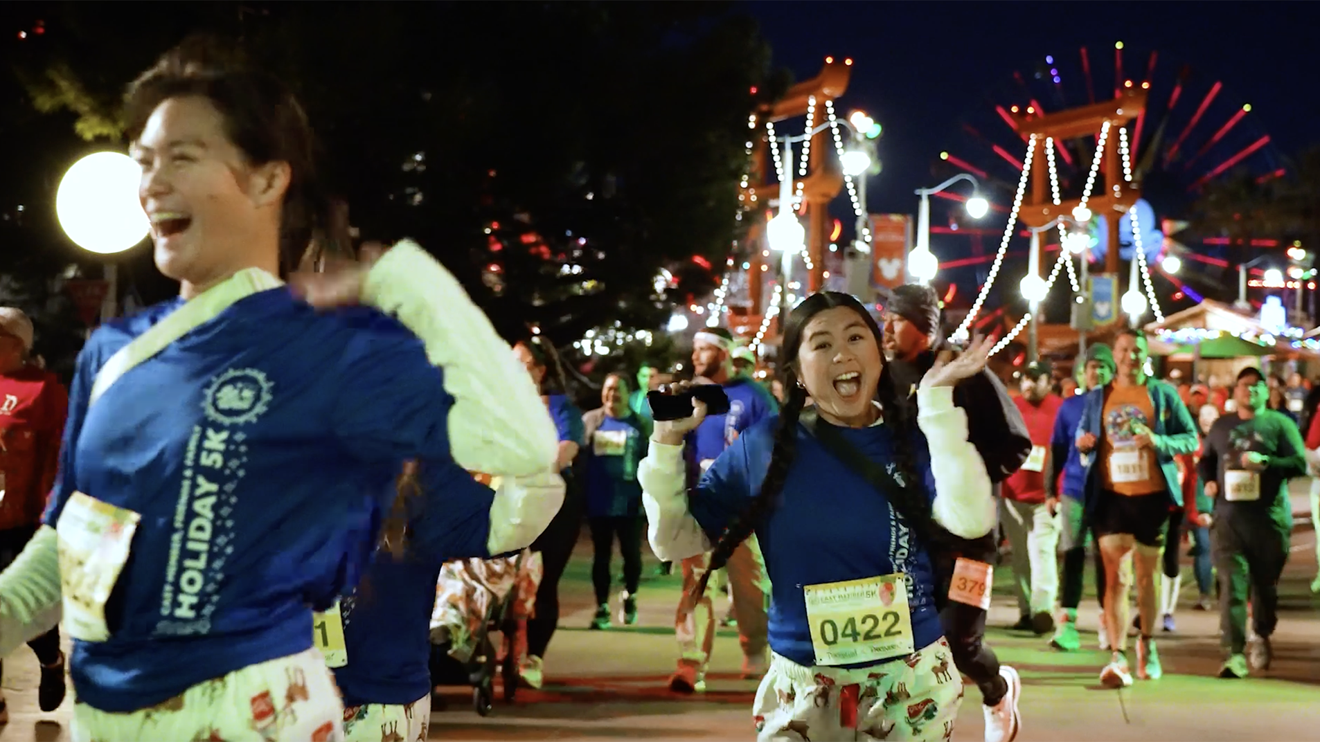 Cast Members and Family Race Through the Season with the Be Well 5K