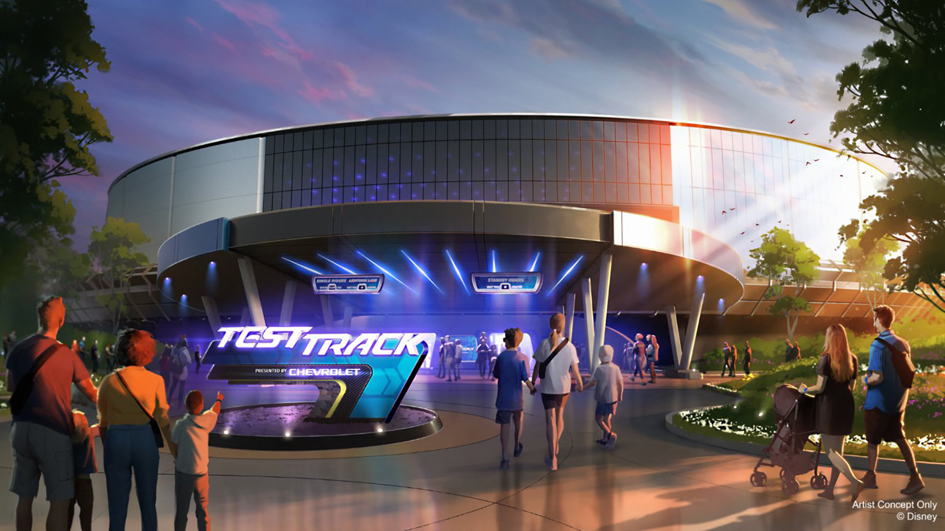 Test Track presented by General Motors Rendering