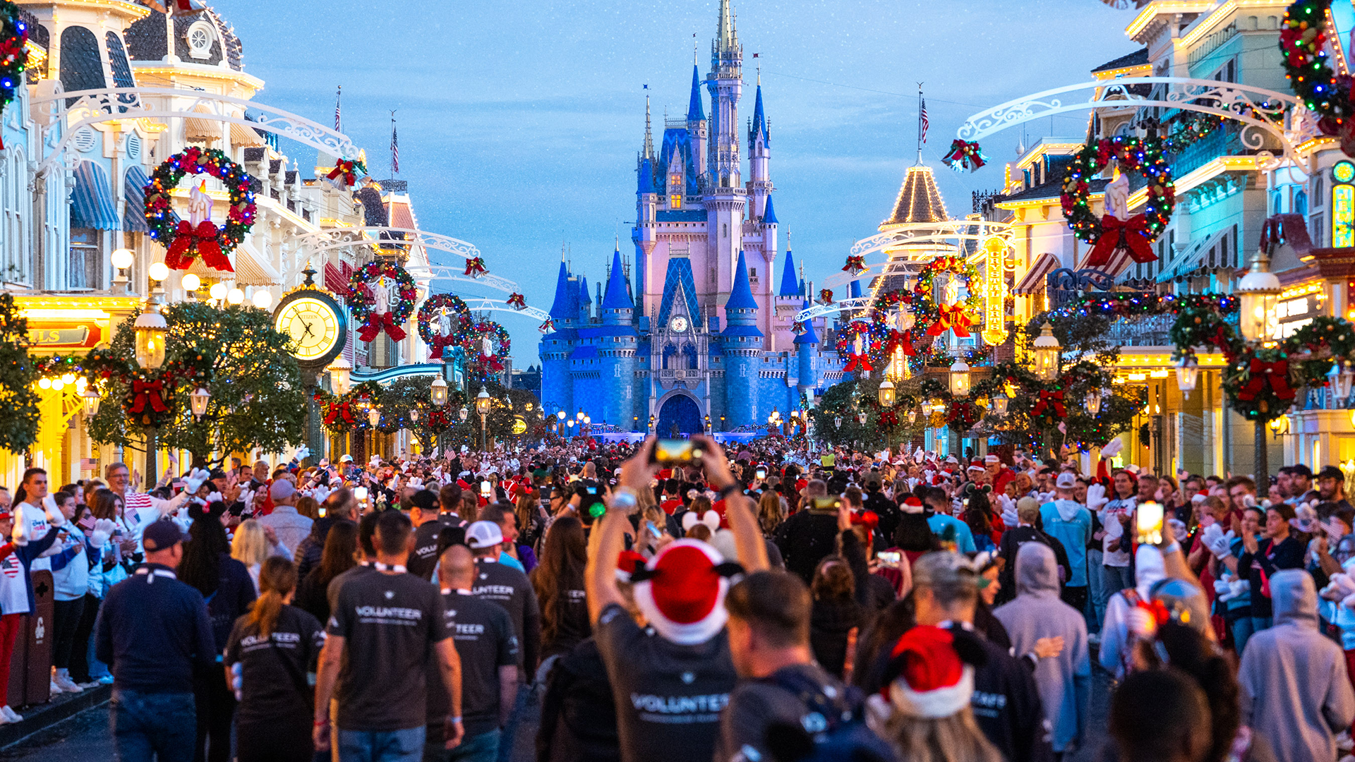 Families on Main Street, U.S.A. at Snowball Express