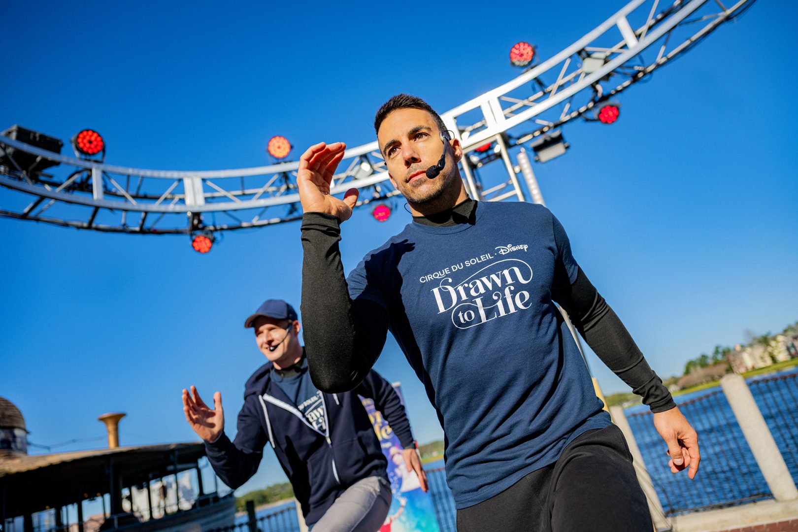 Fitness class for Wellness Month at Disney Springs