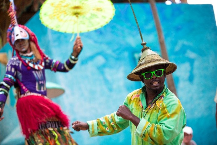 Caribbean street party in Discovery Island at Disney’s Animal Kingdom 