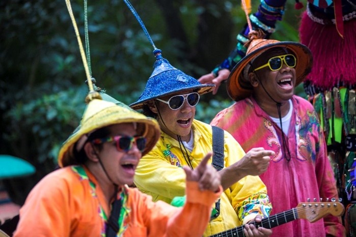 Caribbean street party in Discovery Island at Disney’s Animal Kingdom 