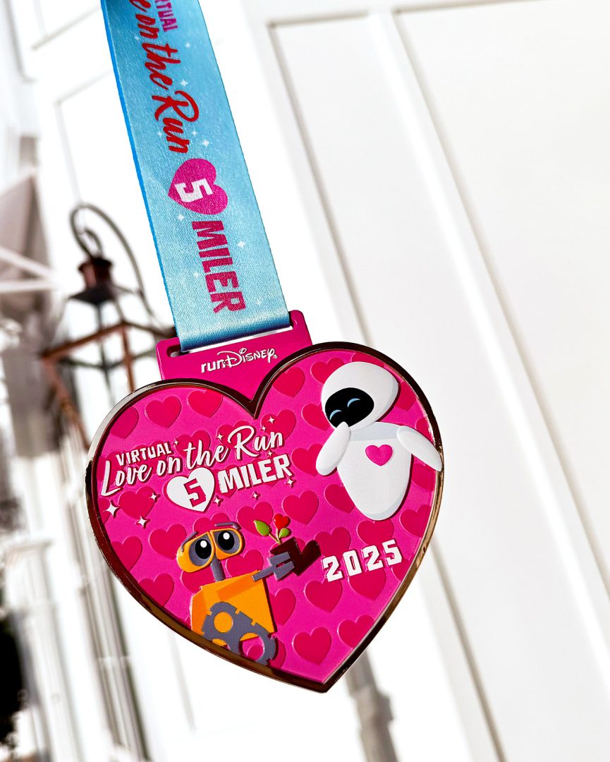 runDisney Virtual Love on the Run 14-Miler Medal: 5-Miler