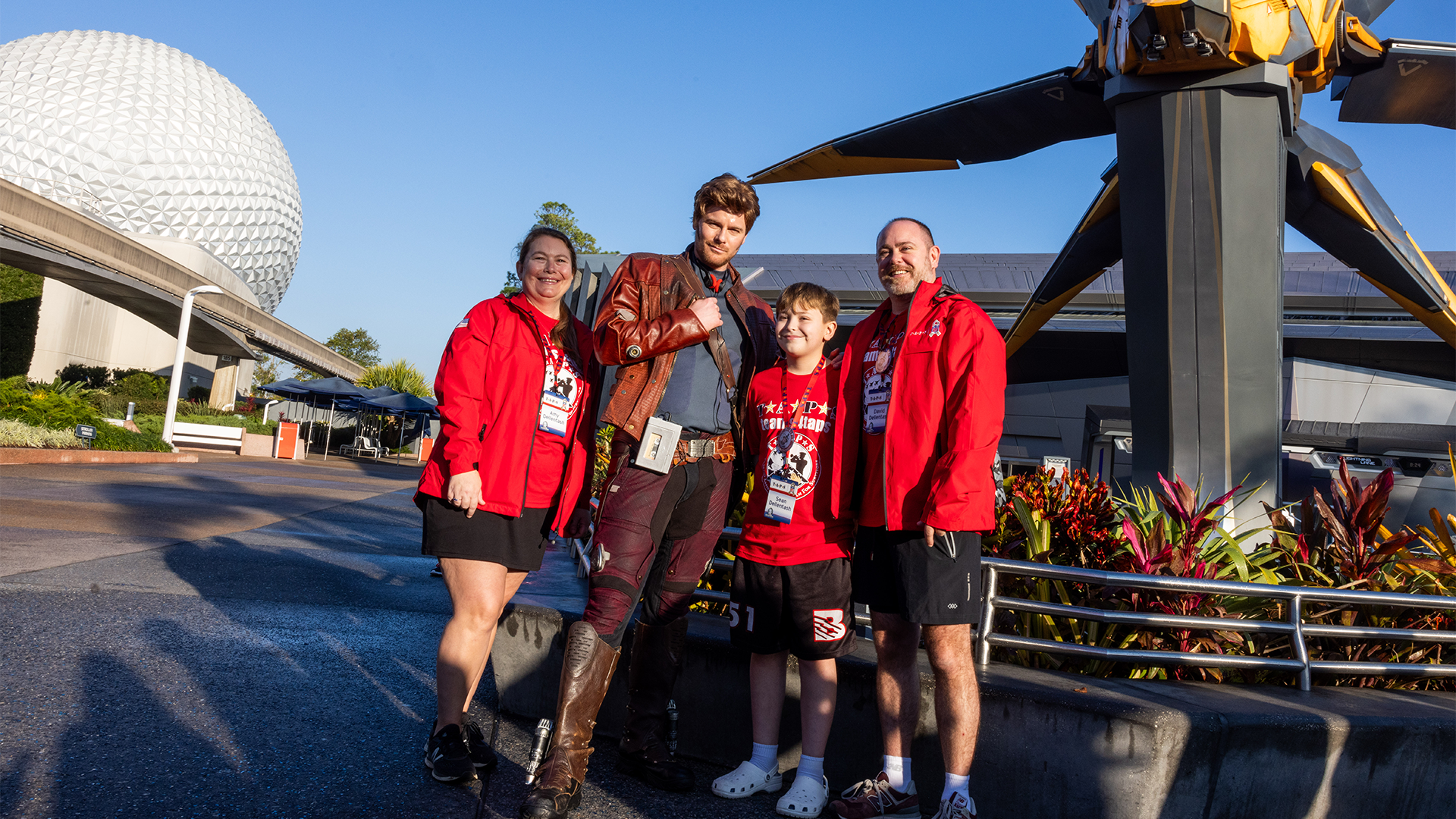 TAPS Visit to EPCOT with Star-Lord