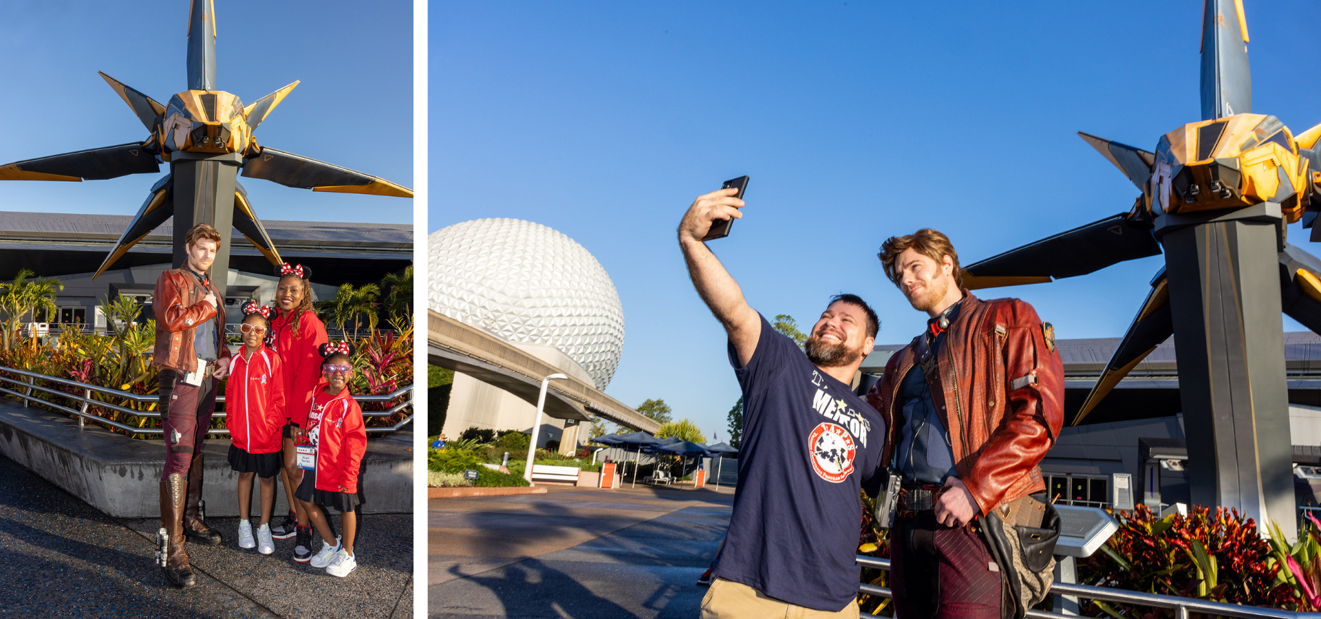 TAPS Visit to EPCOT with Star-Lord