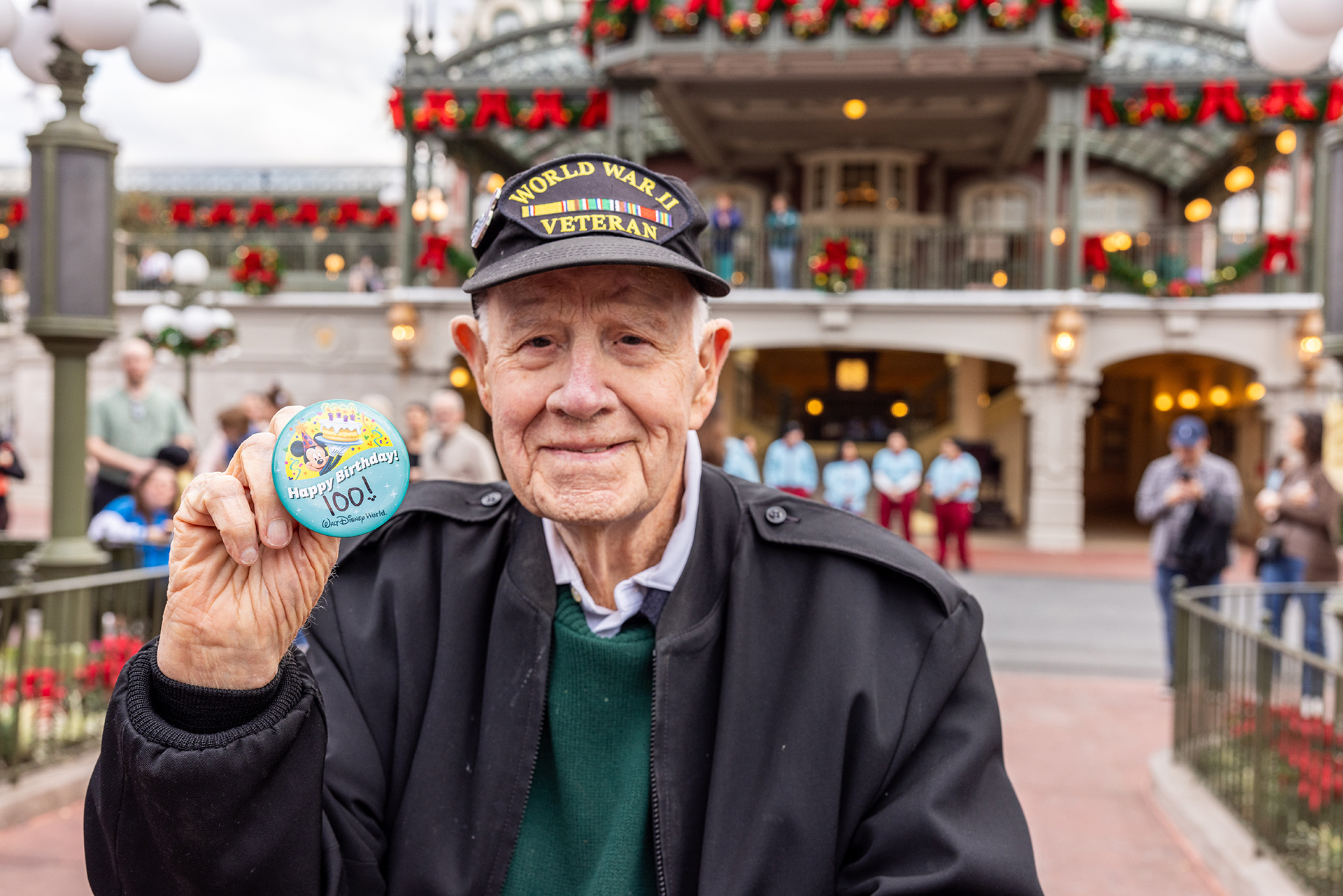 World War II Veteran Celebrates 100th Birthday with Special Flag ...
