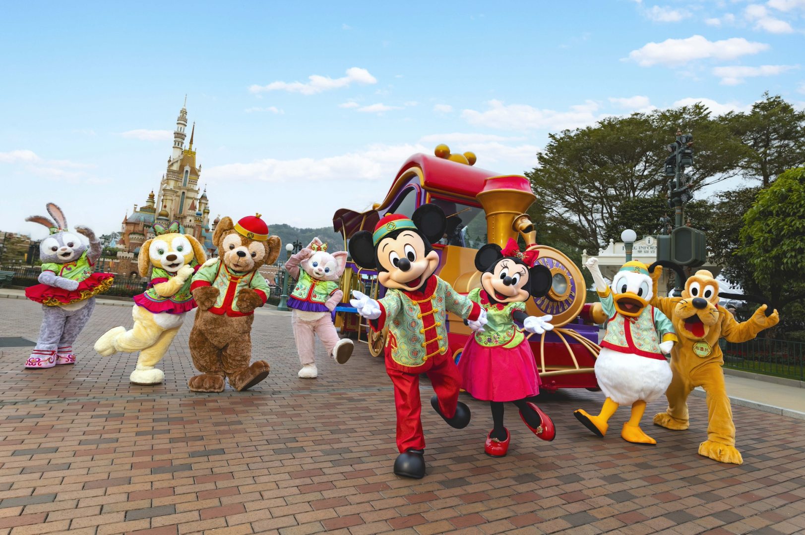 Chinese New Year at Hong Kong Disneyland Resort, characters