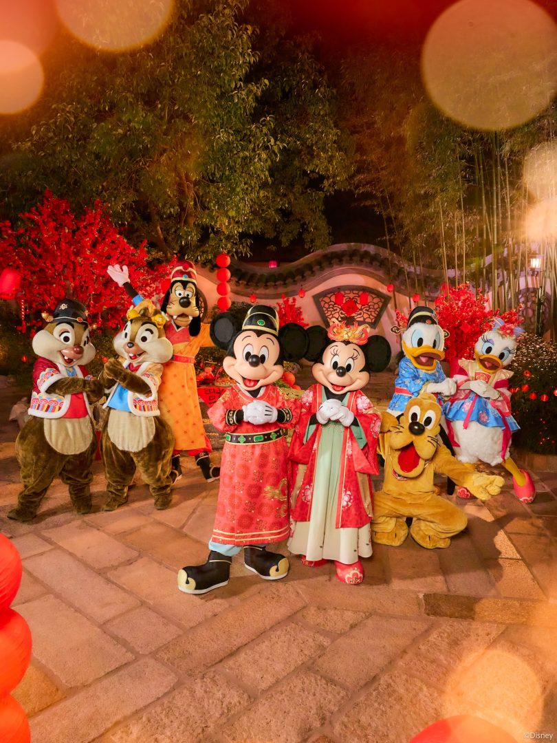 Chinese New Year at Shanghai Disney Resort, characters