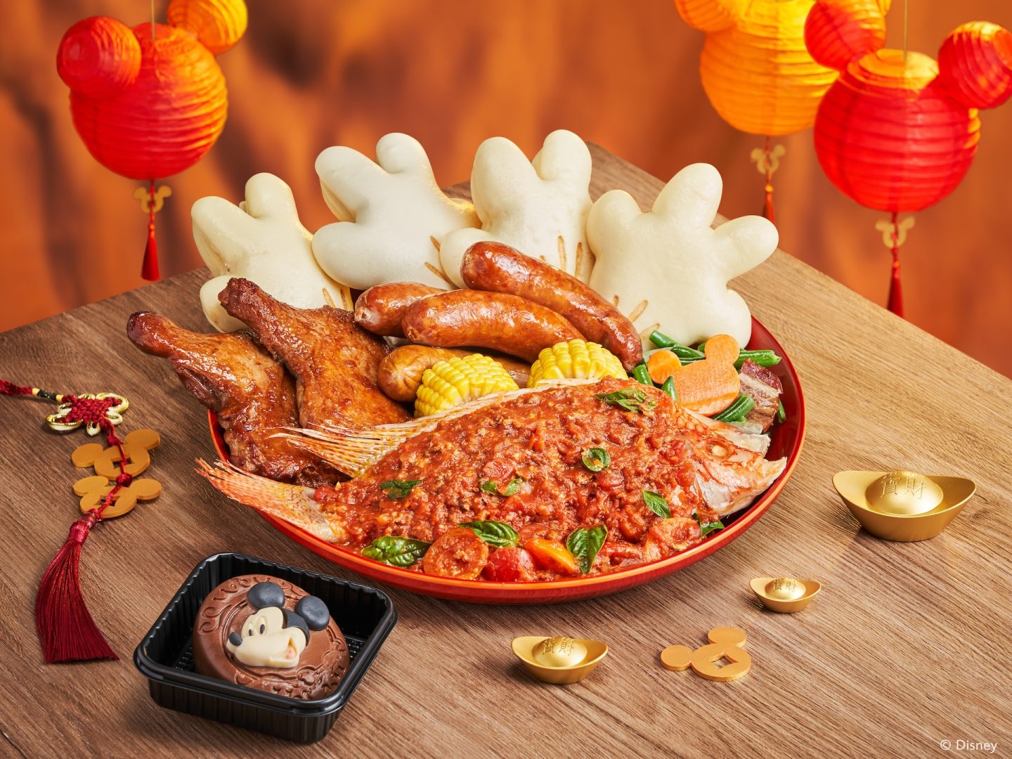 Chinese New Year at Shanghai Disney Resort, food offerings