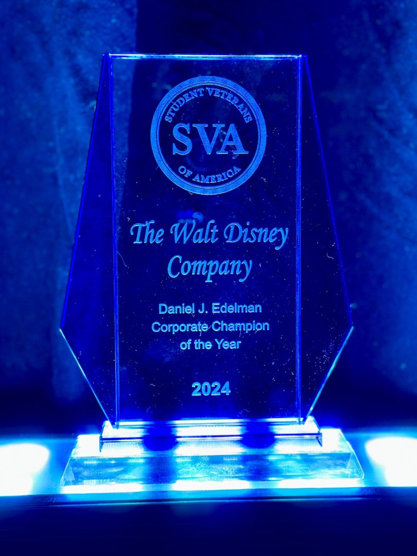 Award: Disney named SVA’s Corporate Champion of the Year