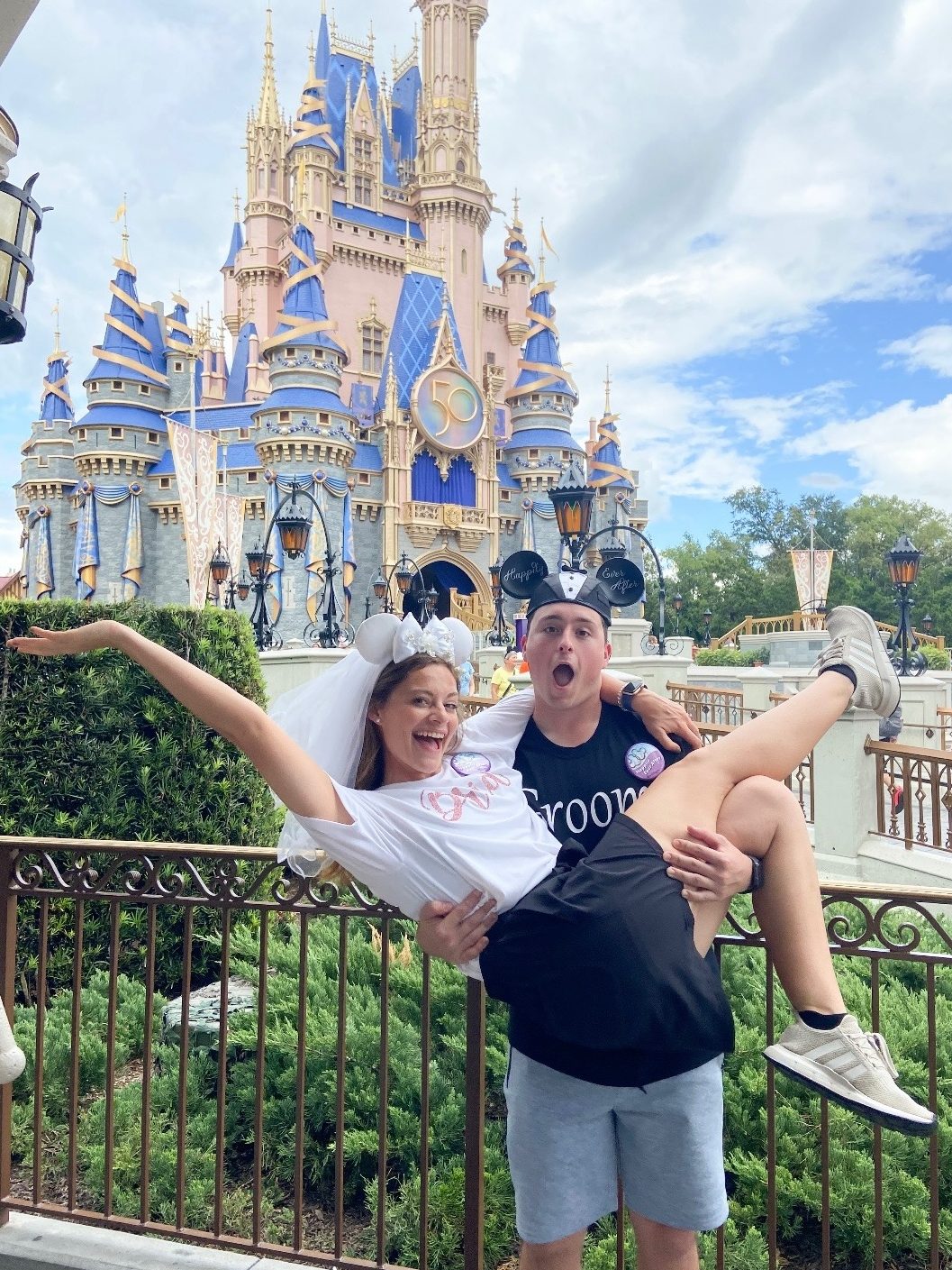 Cast member couple at Walt Disney World