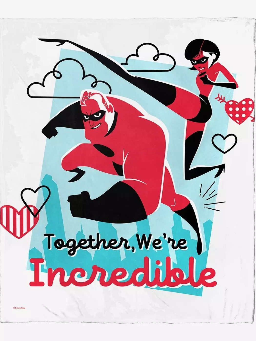 Disney and Pixar's The Incredibles Incredible Together Blanket by The Northwest Group