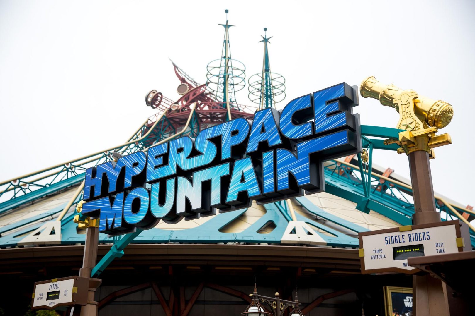 Hyperspace Mountain exterior 