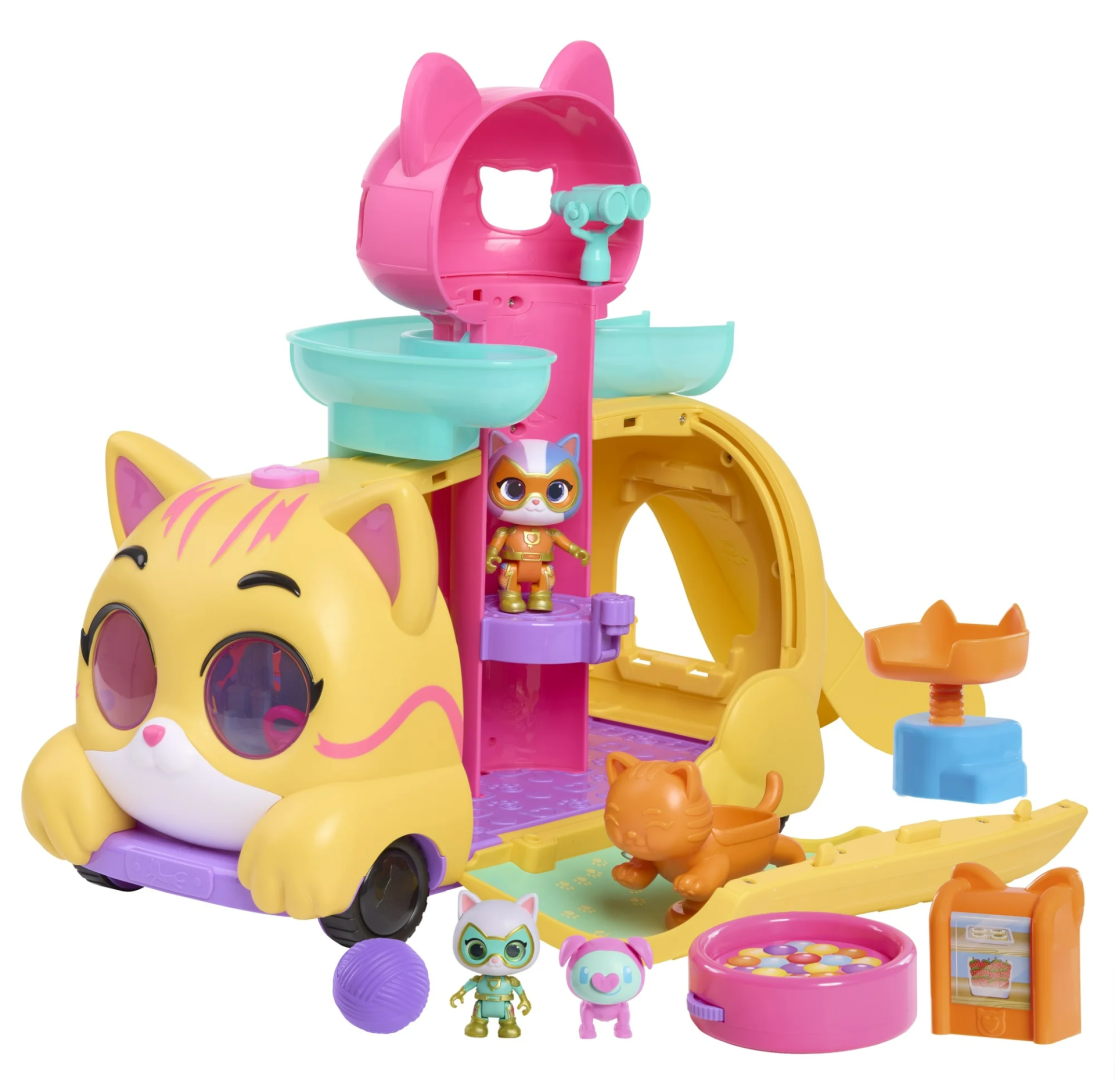 Perfect Preschool Gift Guide for Grandparents - Super Kitties Mobile Playset