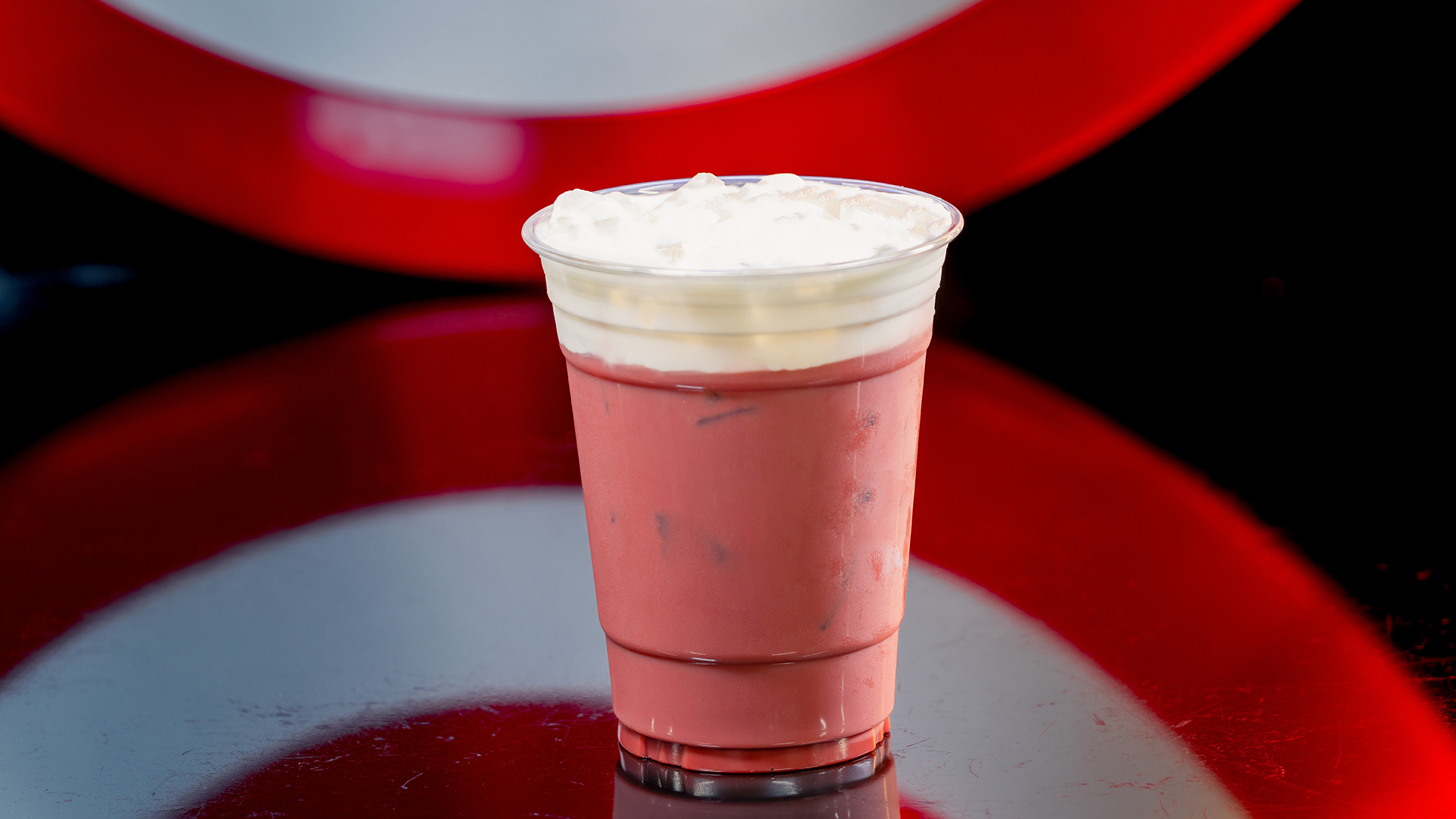 Red Gamma Gulp: Red velvet cold brew with cream cheese cold foam