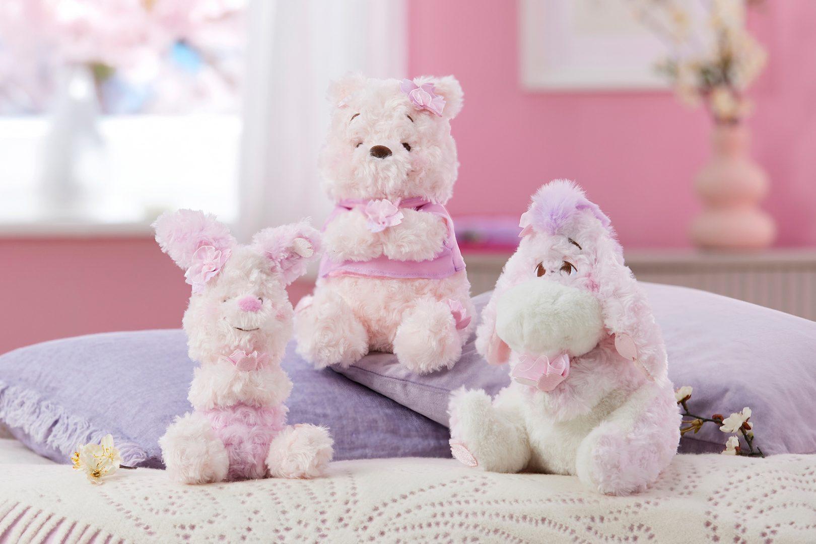 Piglet, Pooh, and Eeyore Sakura Plush – Disney Store Japan  