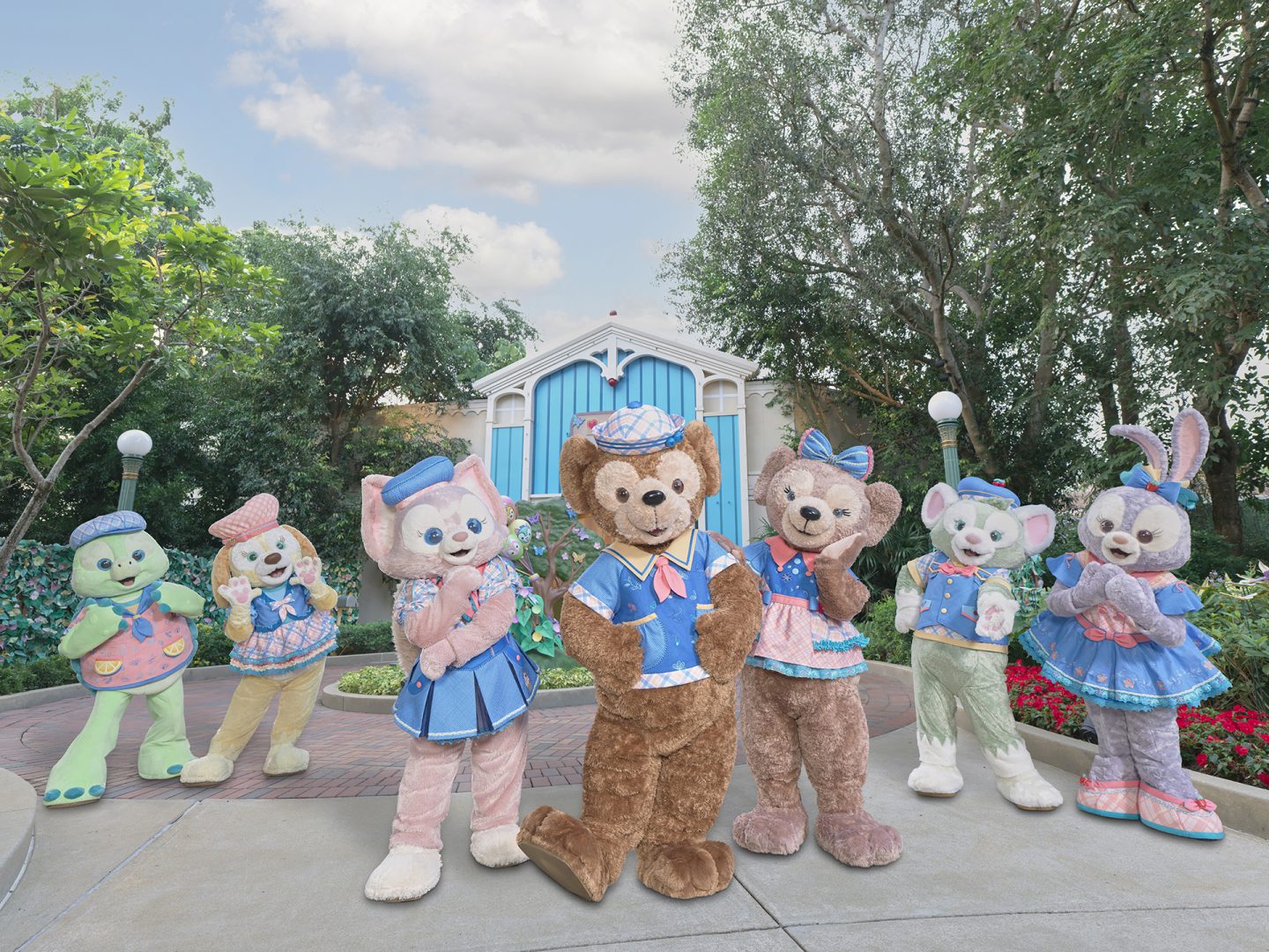 Duffy and Friends in spring outfits,  “Duffy and Friends Play Days” at Hong Kong Disneyland Resort