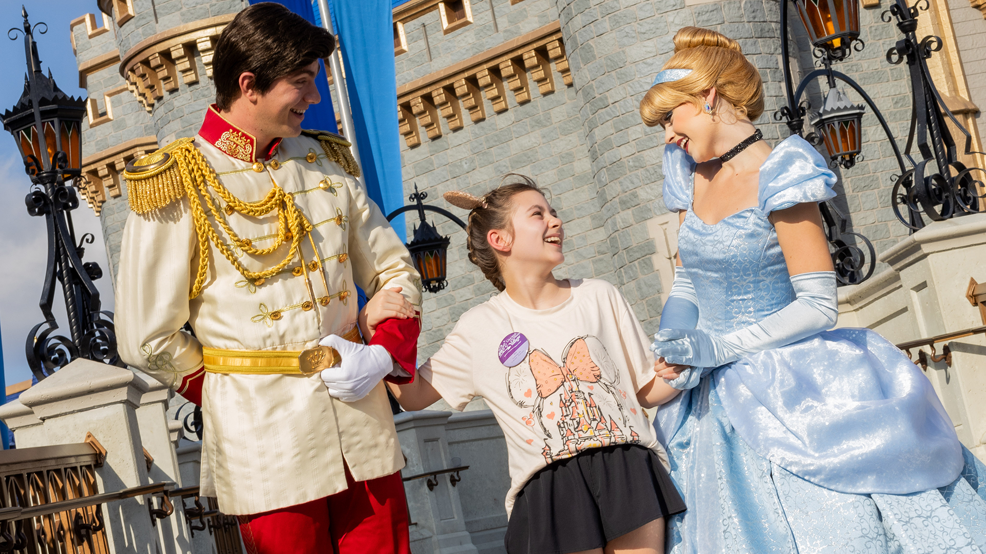 Rita with Cinderella and Prince Charming, Walt Disney World