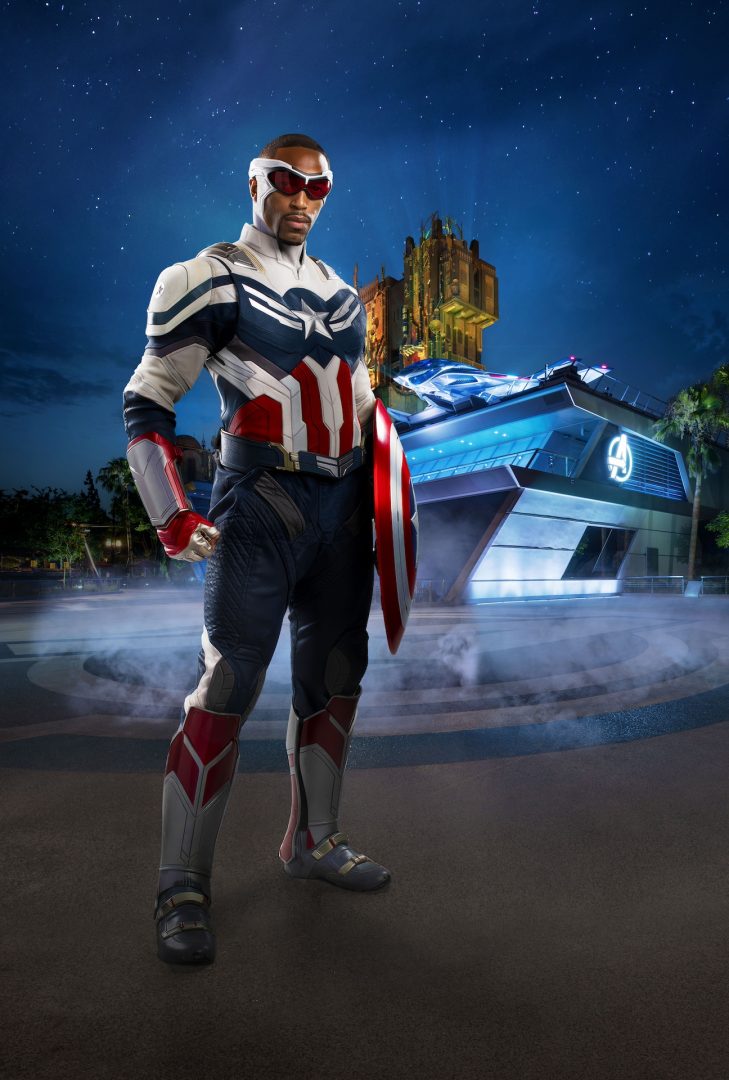 Captain America is appearing at Disney California Adventure