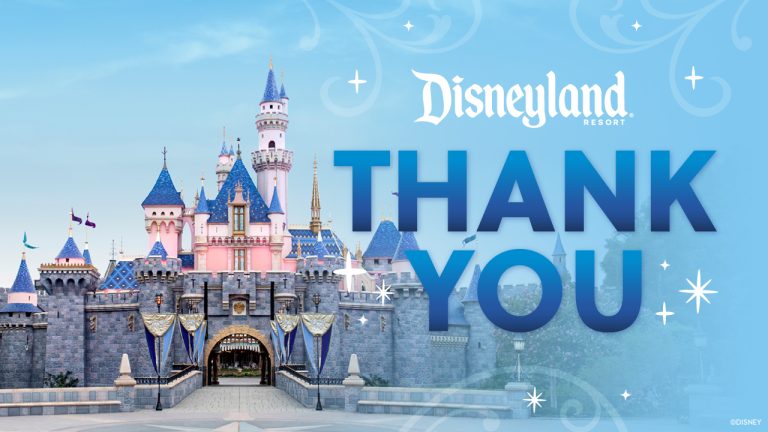 Disneyland Resort, Thank You