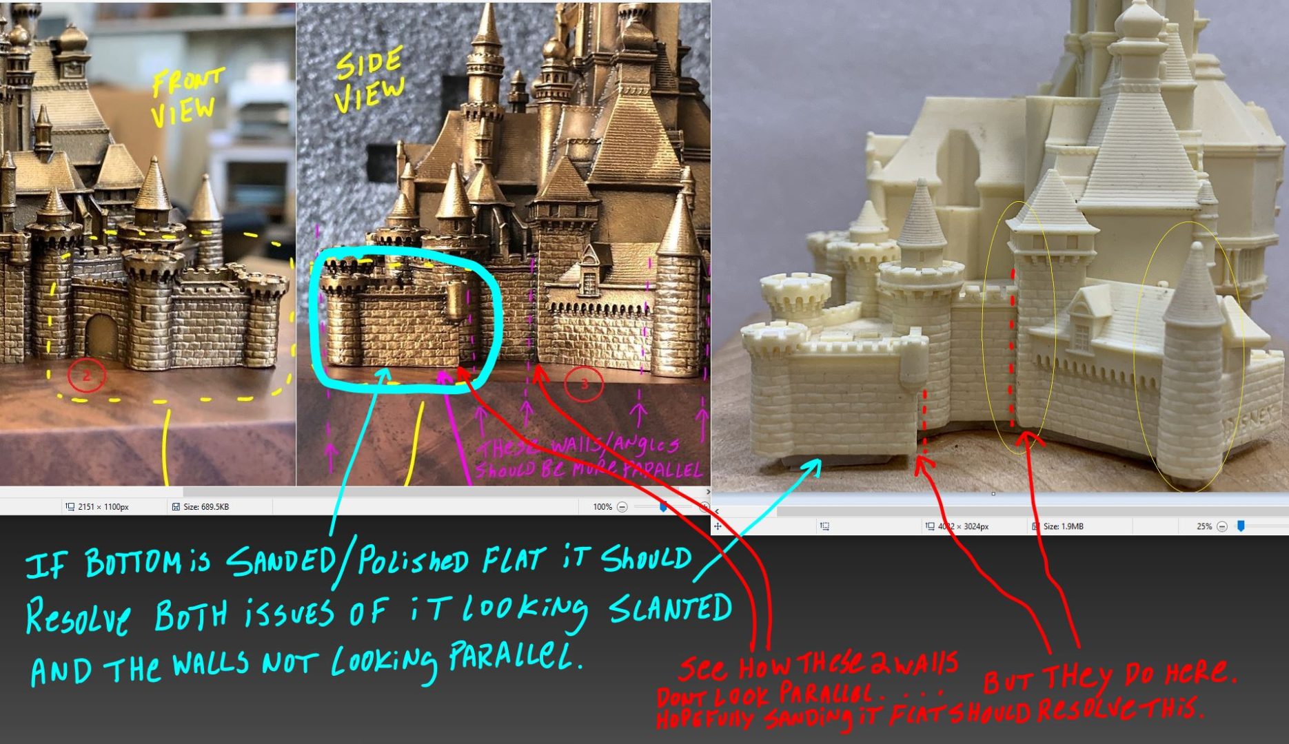 Castle award planning notes