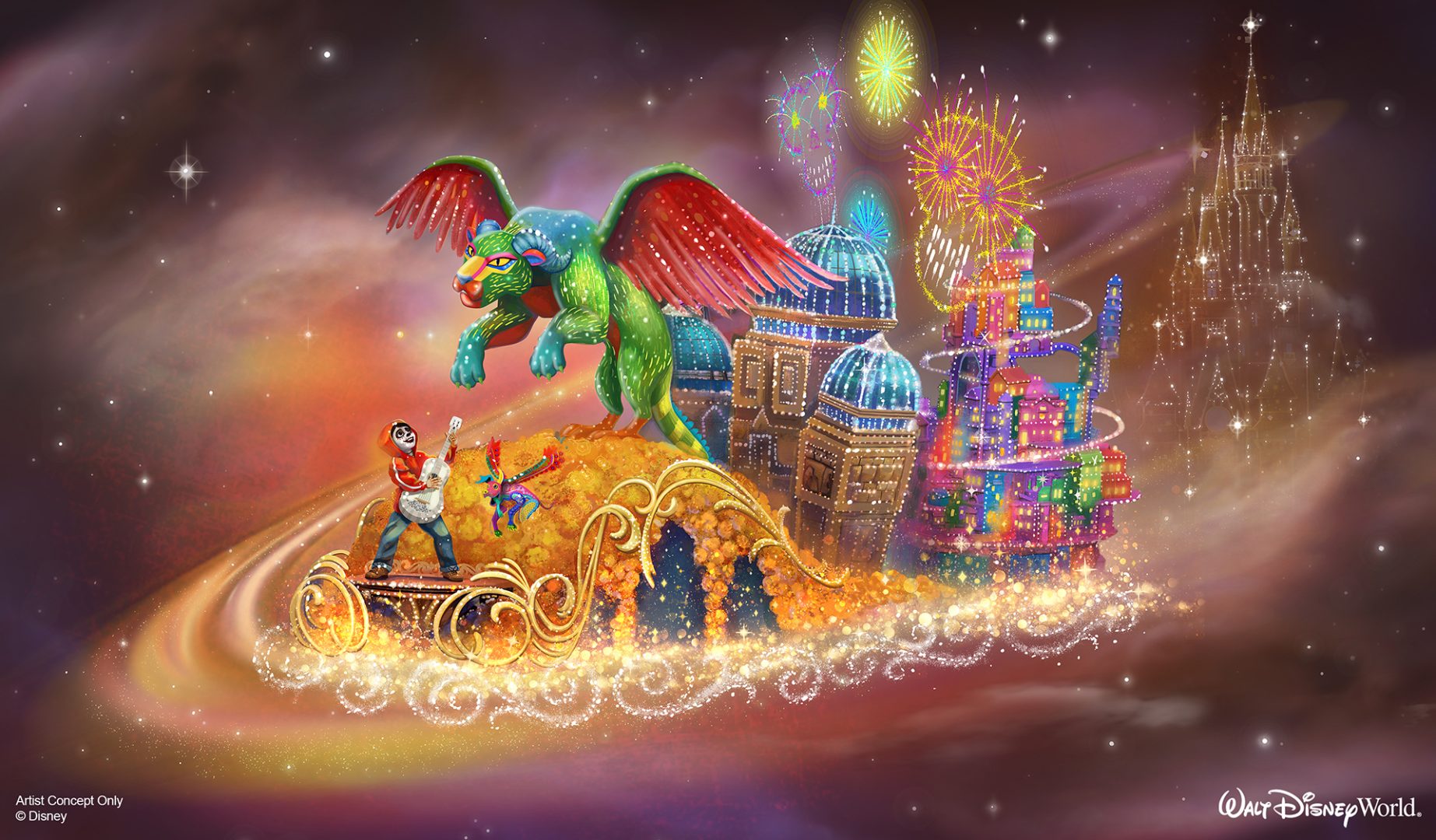 "Disney Starlight" Coco Float, Walt Disney World (Concept Art)