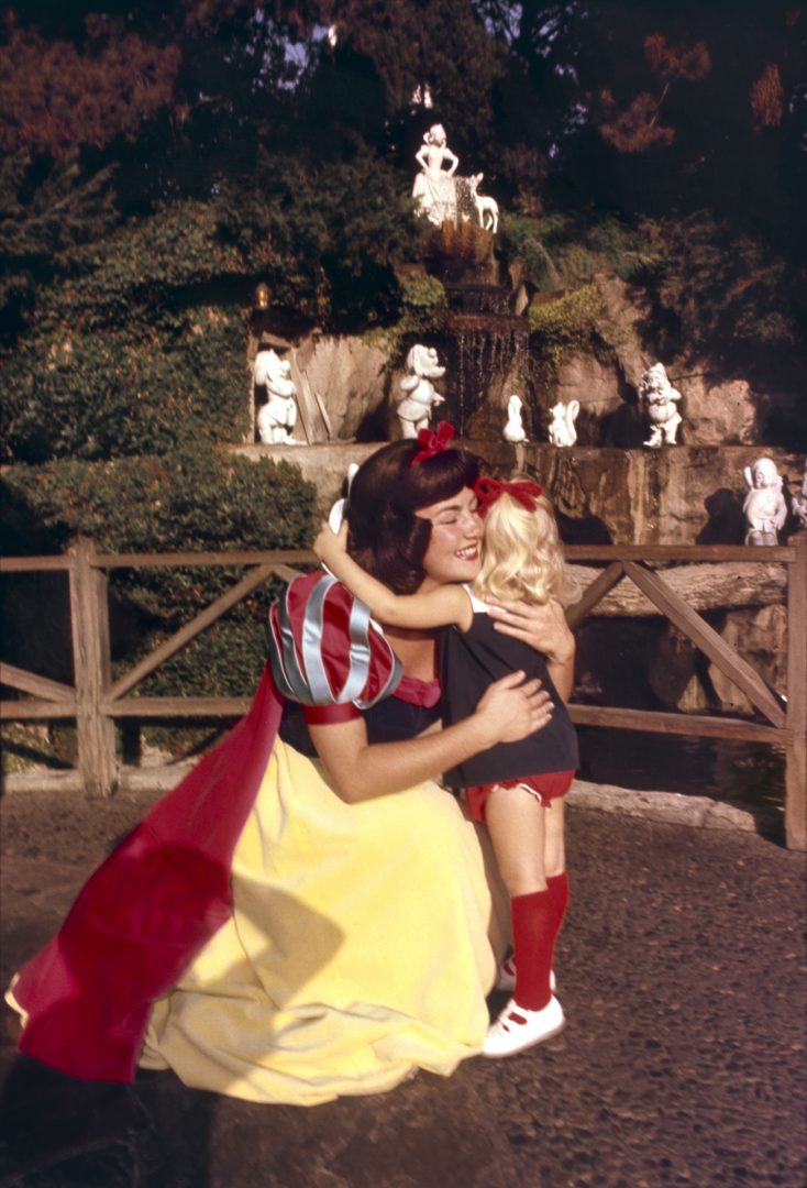 Historic photo, Snow White meet-and-greet