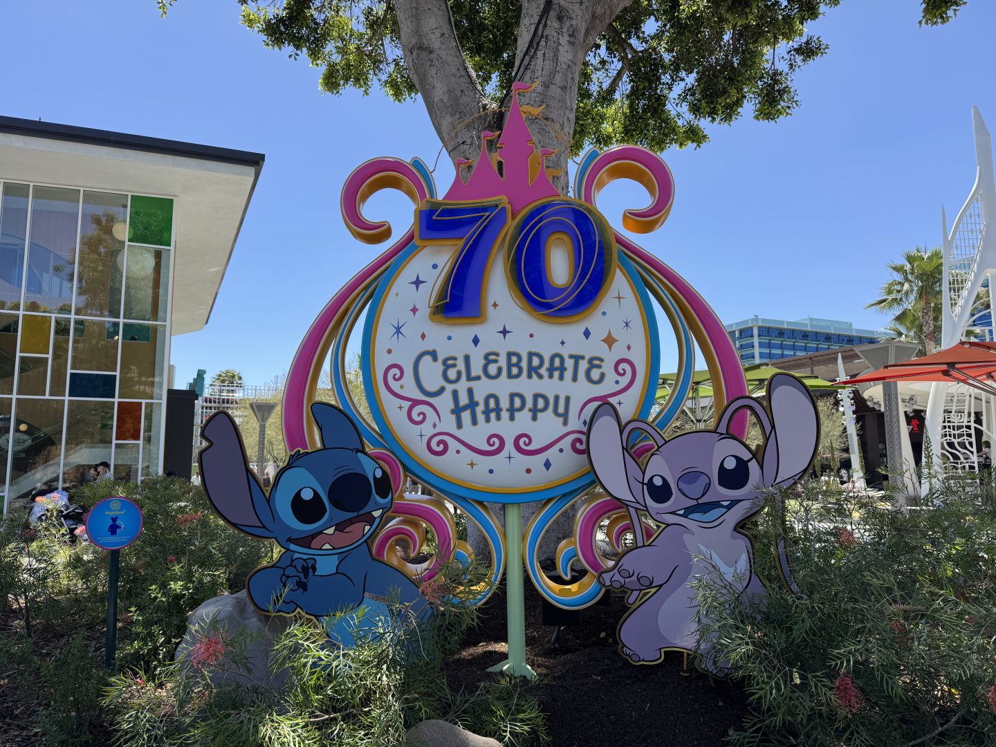 DLR - Disneyland 70th - Celebrate Happy - DTD Decor with Stitch