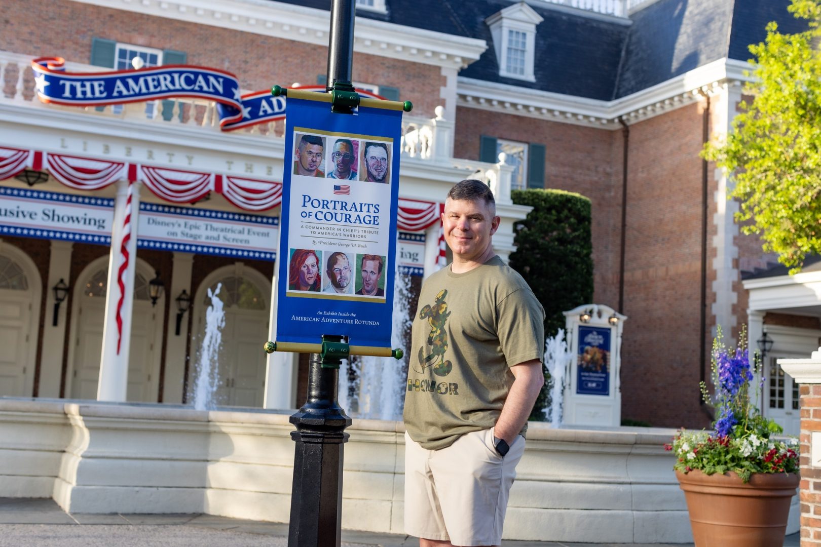 Veteran Portraits by President George W. Bush Extended through 2026 at EPCOT