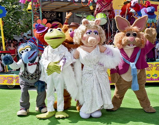 The Green Carpet is Rolled Out at Disney's Hollywood Studios in 1991 for the Official Opening of Muppet*Vision 3D at Walt Disney World Resort