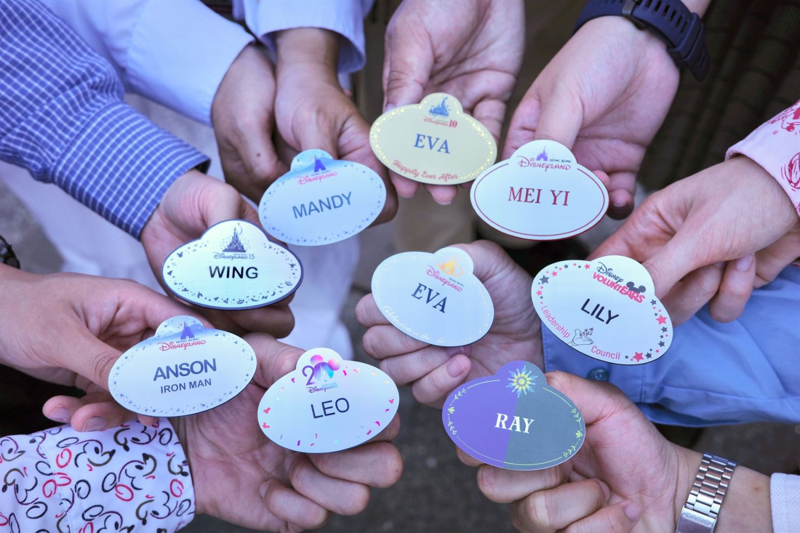 Hong Kong Disneyland Reveals New Cast Name Tags