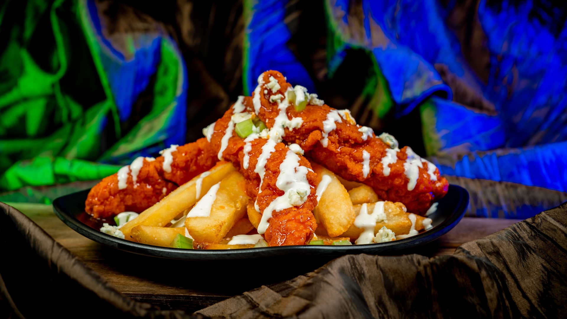 Loaded Buffalo Chicken Fries