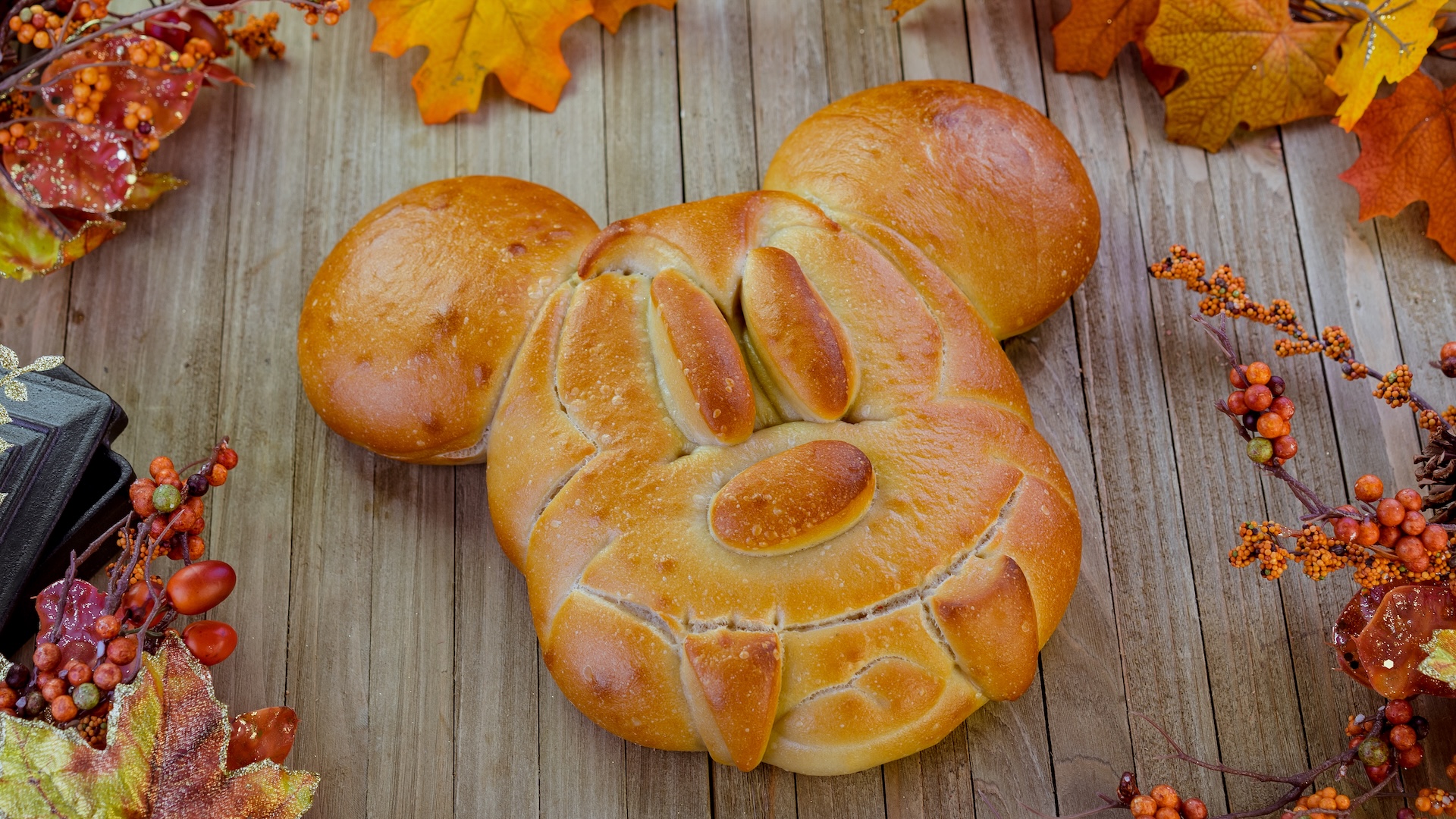 Vampire Mickey-shaped Sourdough Bread