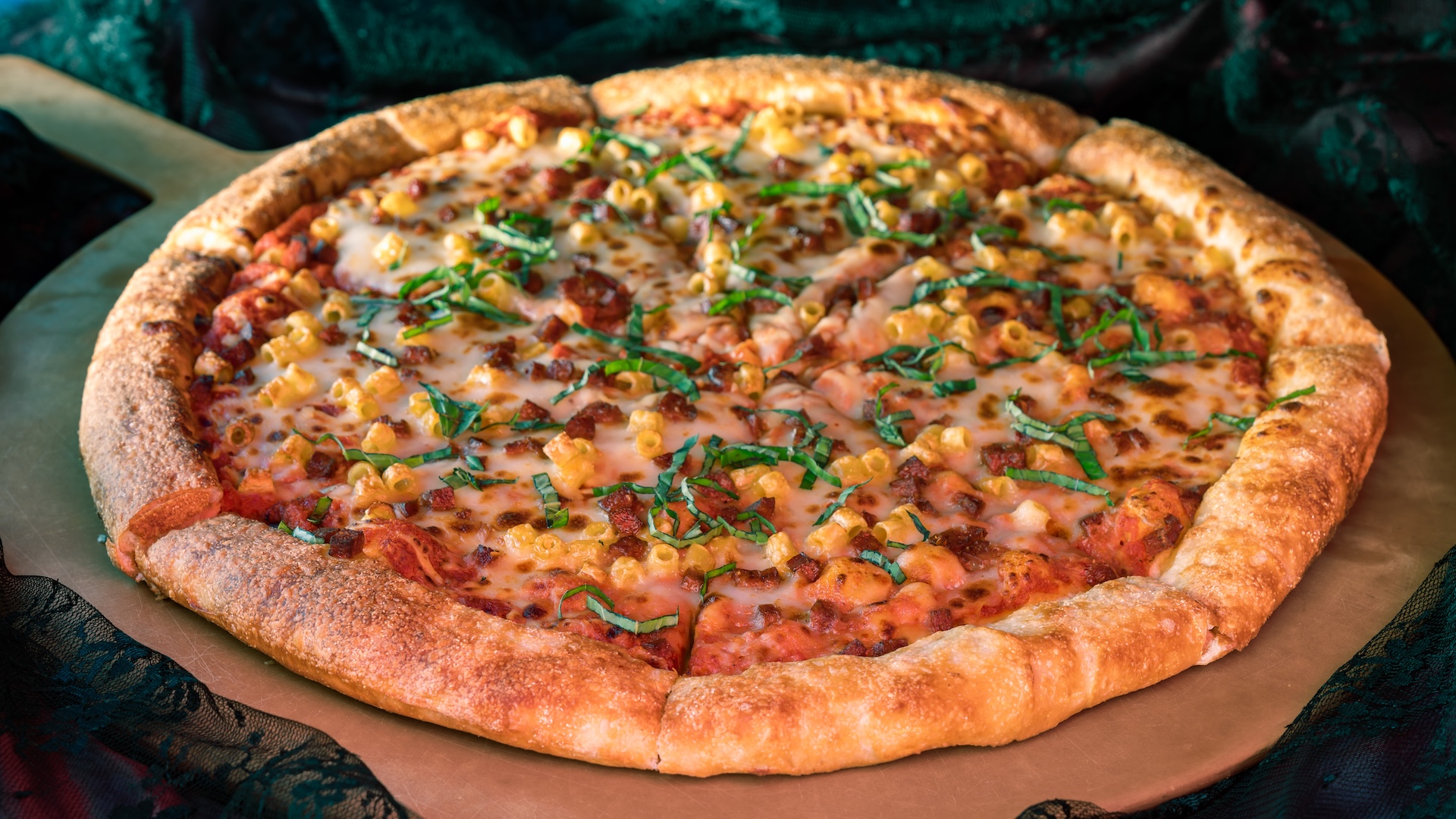 Spicy Pasta Pizza