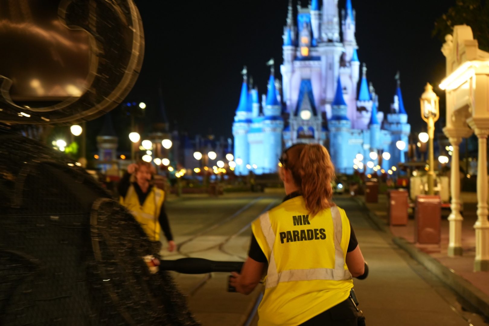 Liza, Float Driver guiding Disney Starlight float on Main Street