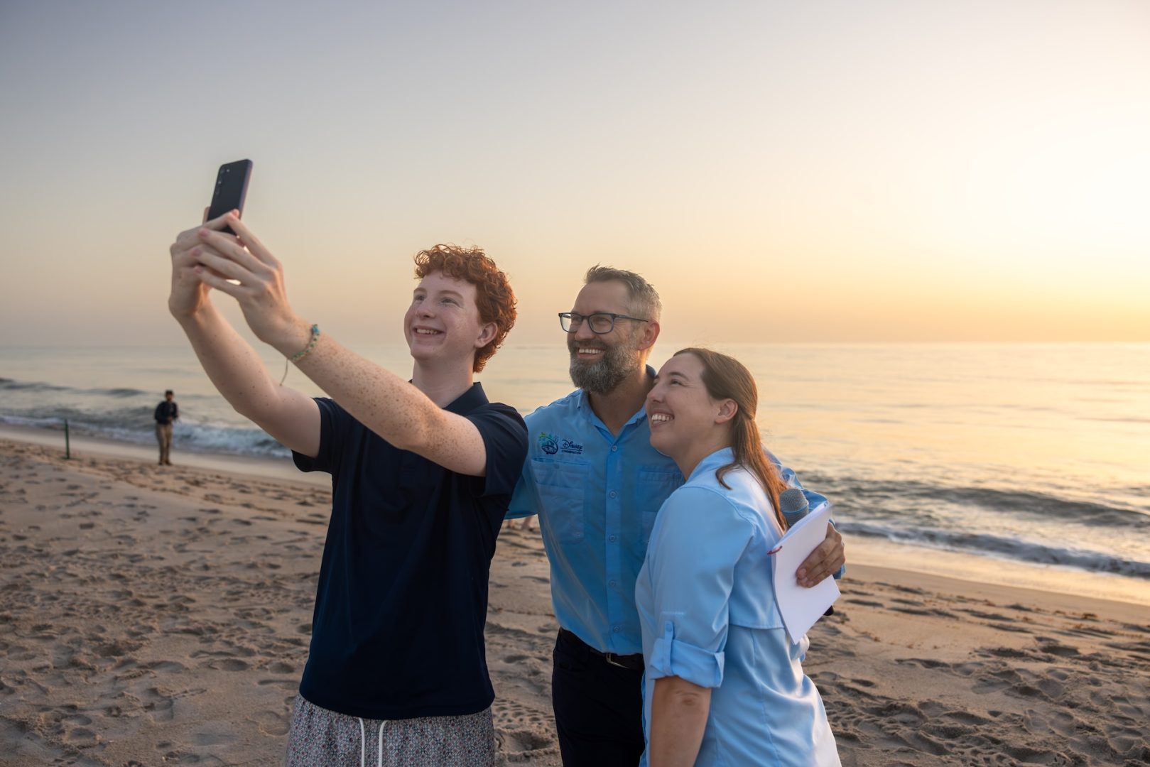 Cast Members and Jack (Kid Conservationist) during the 18th annual Tour de Turtles event