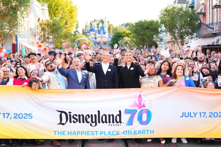 Bob Iger and Josh D&rsquo;Amaro Celebrate 70 Years of Disneyland with Cast