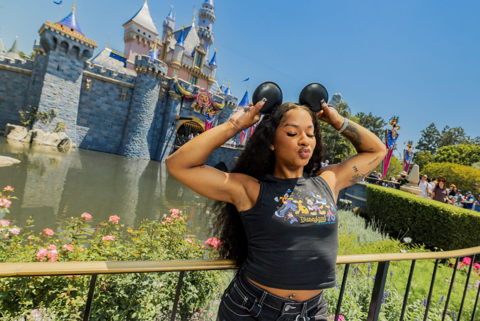 Jordan Chiles at Disneyland Resort