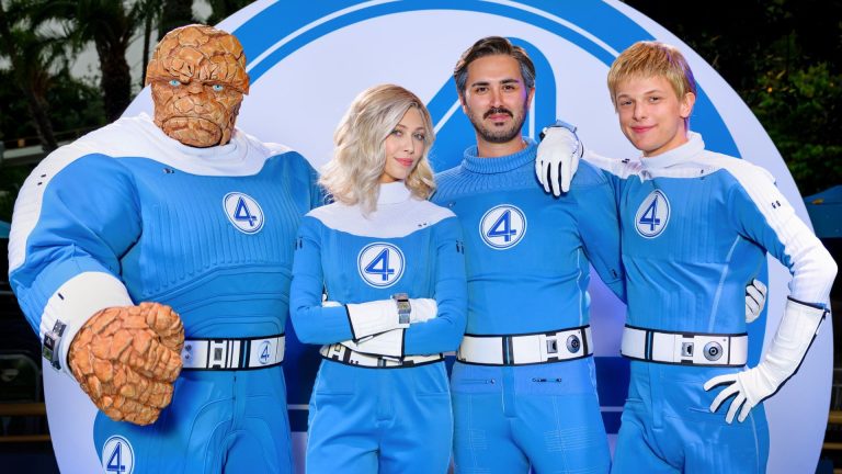 The Fantastic Four at Disneyland