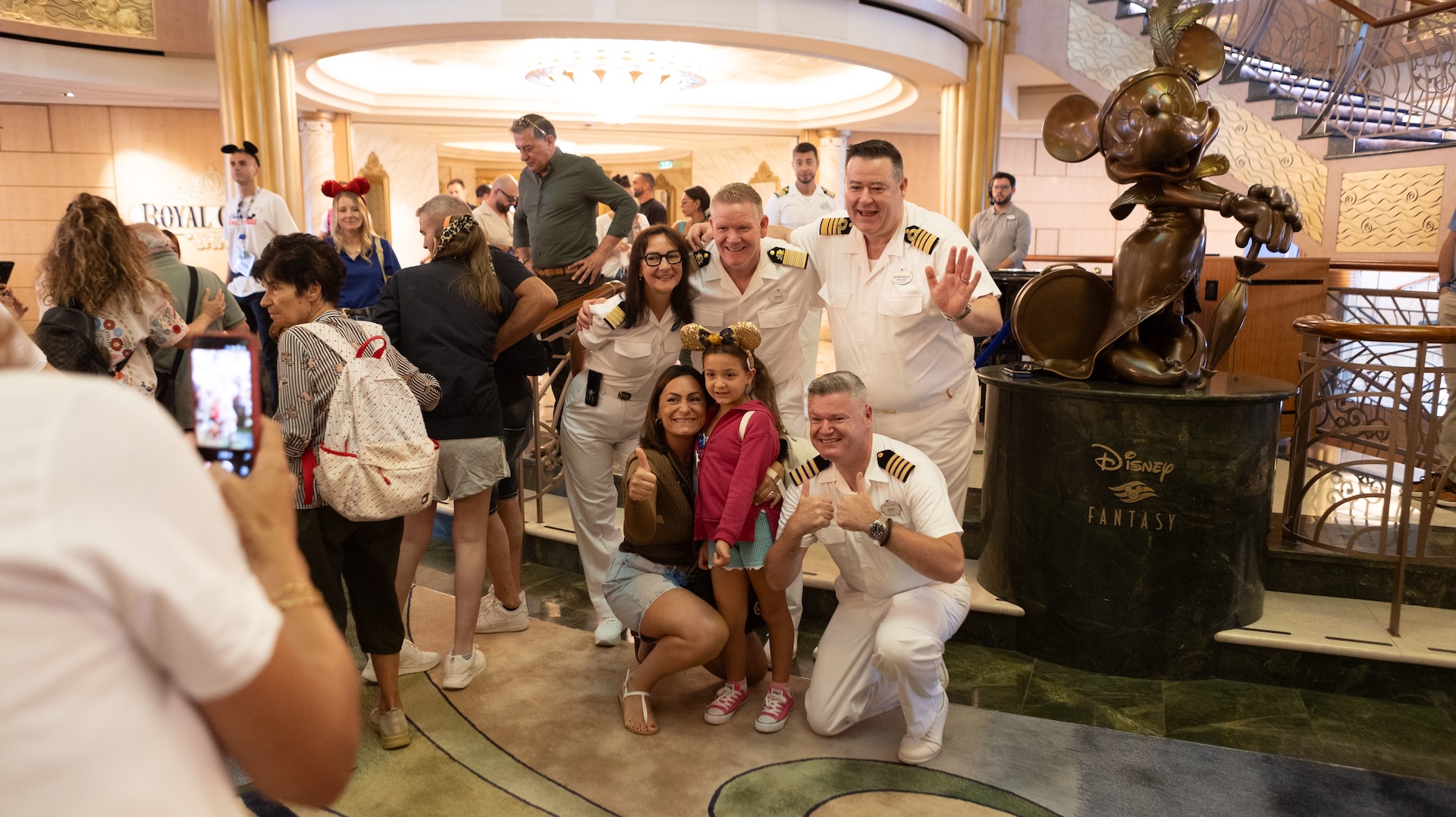Disney Cruise Line Make-A-Wish Italy Trip Cast Members
