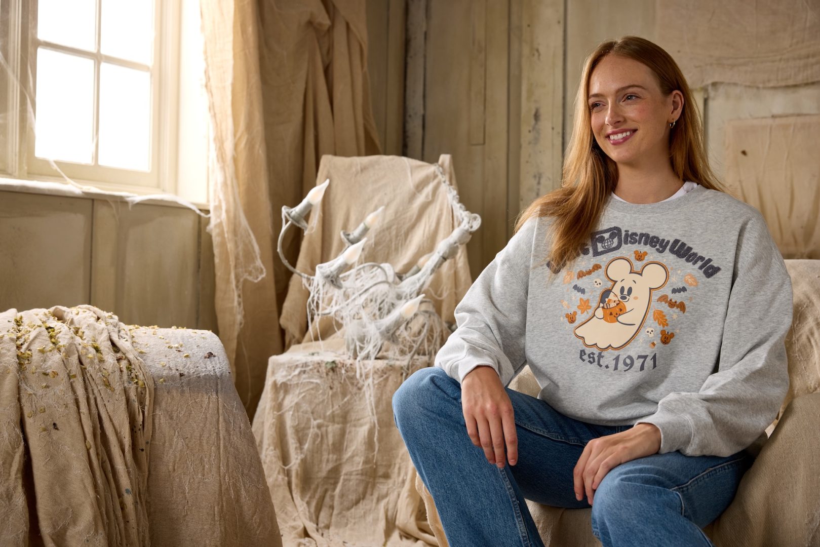 Disney Halloween Collection Cutie Ghosts Walt Disney World Sweatshirt