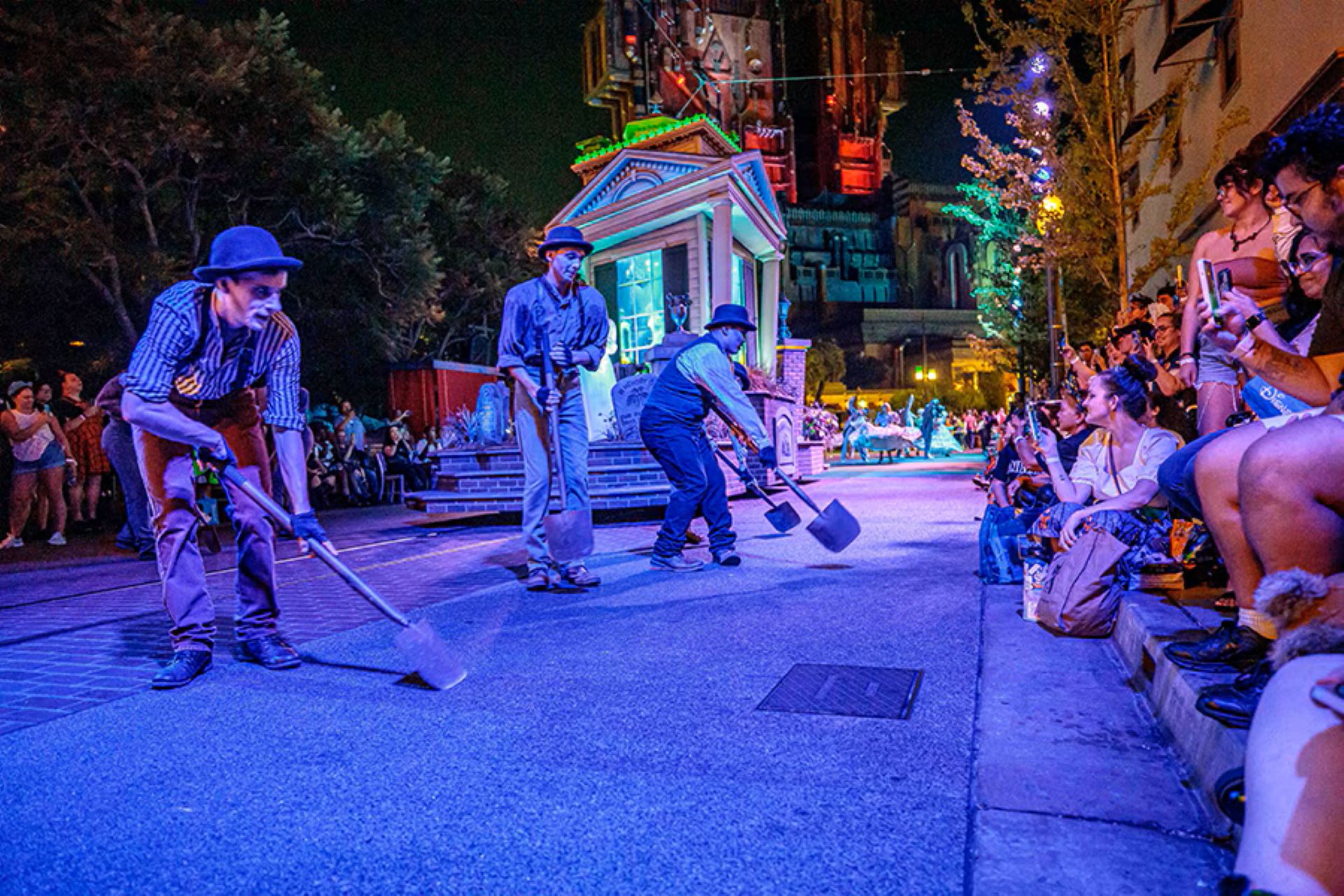 Haunted Mansion Characters at Oogie Boogie Bash at Disney California Adventure Park