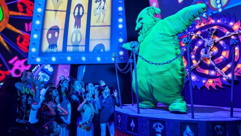 Oogie Boogie at Oogie Boogie Bash at Disney California Adventure Park