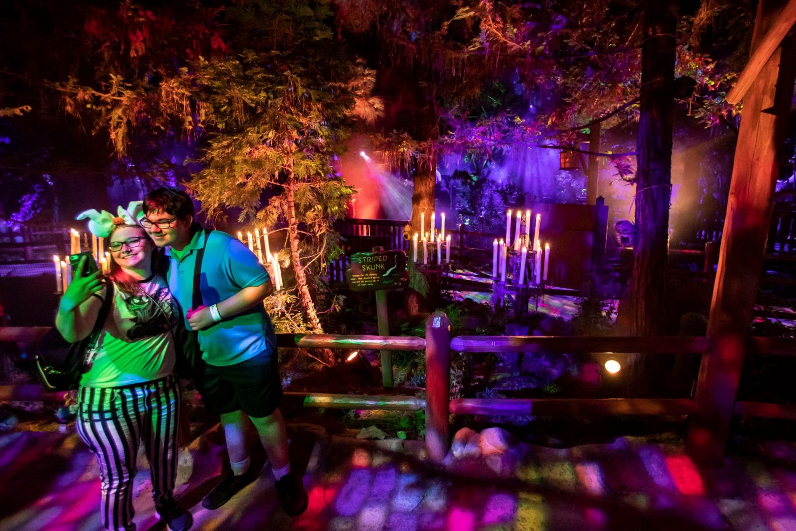 Villains Grove at Oogie Boogie Bash at Disney California Adventure Park